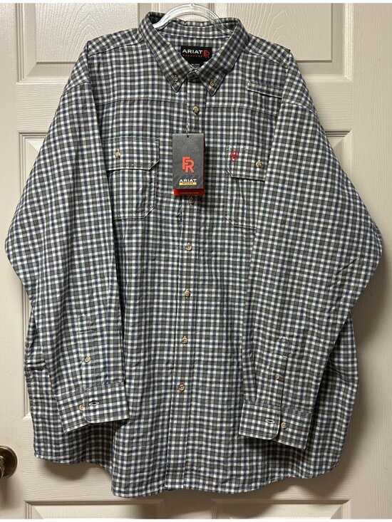 Ariat Other - NEW Ariat Men's FR 3XL Featherlight Work Shirt Flame Resistant CAT 2 NFPA 2112